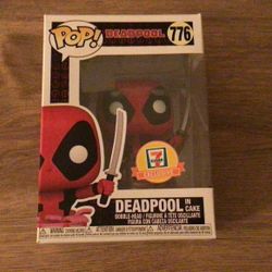 Deadpool In Cake Funko POP! Bobble Head 7-eleven Exclusive!!