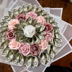 Money flower bouquet