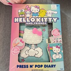 New hello kitty press and pop diary