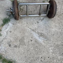 300+ lbs Weight Set with Bars & Rack – Great Deal 💪