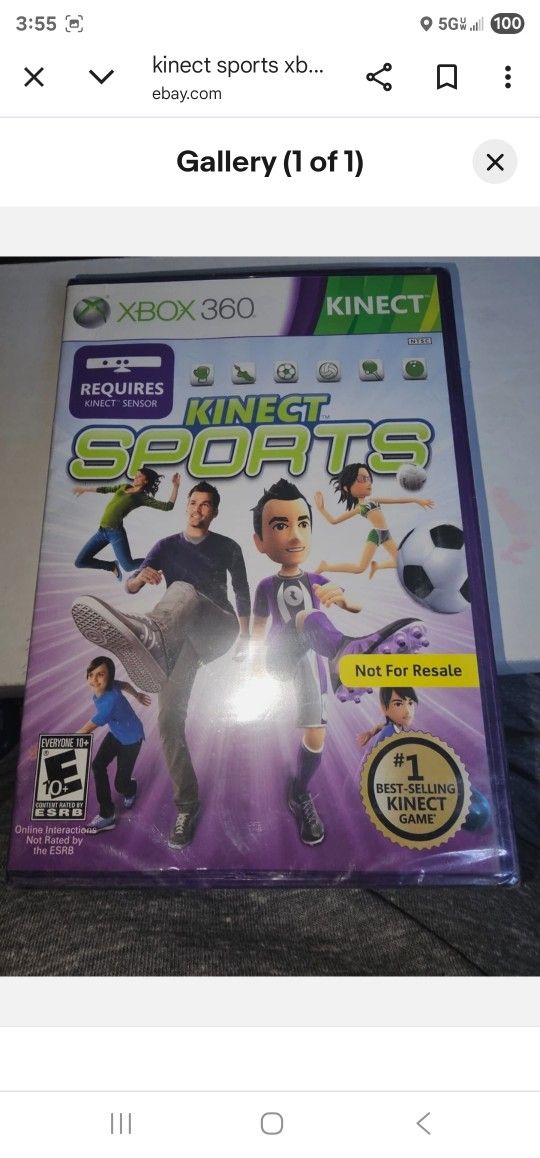 kinect sports xbox 360 brand new