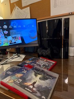 SONY PS3 60GB BACKWARDS COMPATIBILITY CECHA01 PS1 PS2 PS3 GAMES