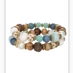 Chico’s Georgia Multi Strand Beaded bracelet 