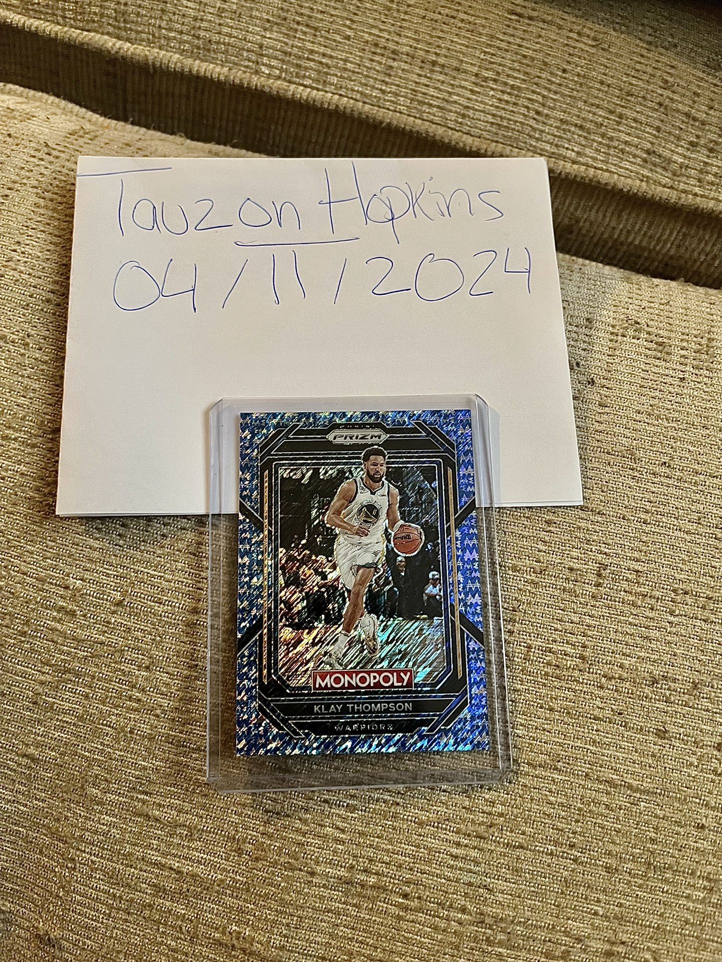 Klay Thompson Monopoly Prizm 10/10