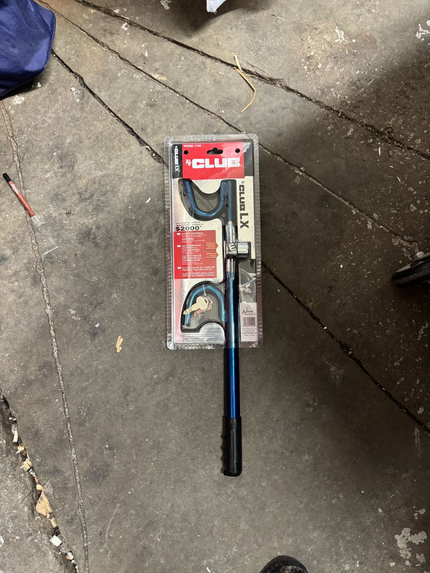 The Club Steering Wheel Lock, The Club Pedal Lock