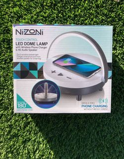 NiZoNi LED Dome Lamp/Wireless Charger/Speaker