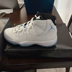 Jordan 11’s legend Blue.  Brand New