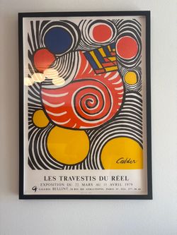 Alexander Calder Framed Exposition Poster