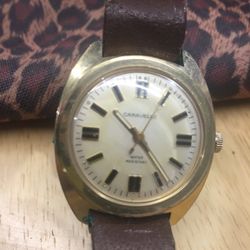 Vintage caravelle Mens Watch Manual Winding Watch Works