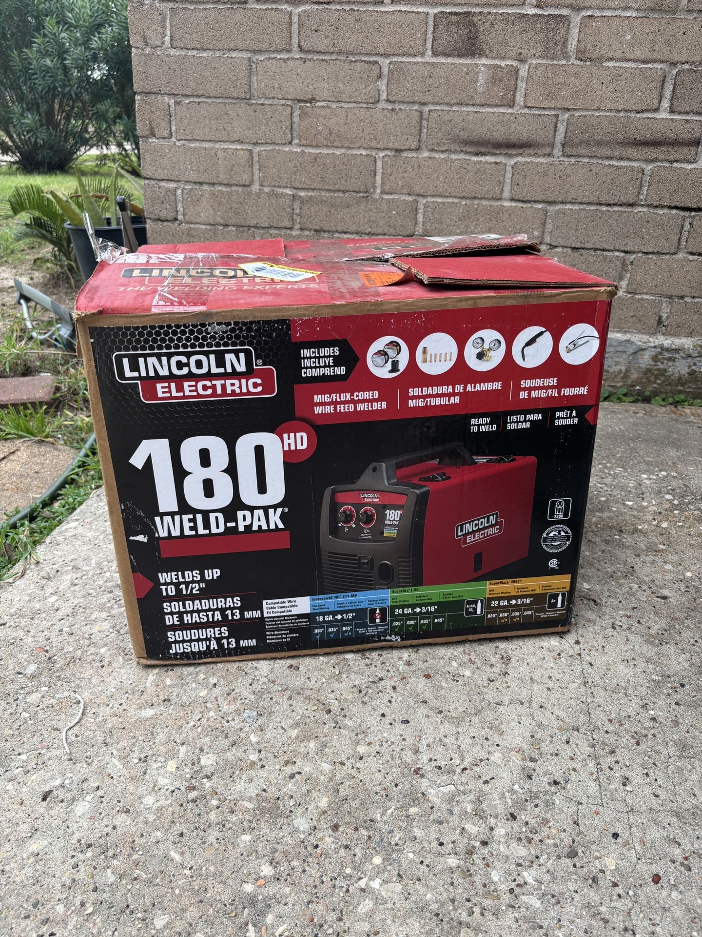 lincoln’s welder 180