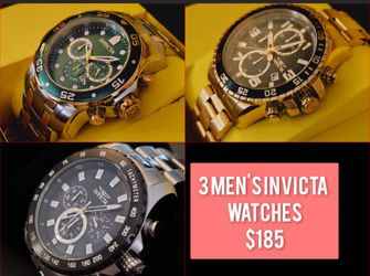 $175 FIRM FOR ALL 3 INVICTA WATCHES