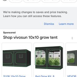 10x10 Vivosun Grow Tent