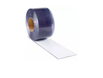 PVC Strip Curtain 8" X 7' (5) Per Roll (6) Rolls