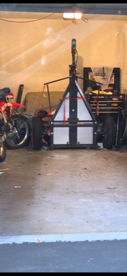 1998 kendon single motorcycle trailer