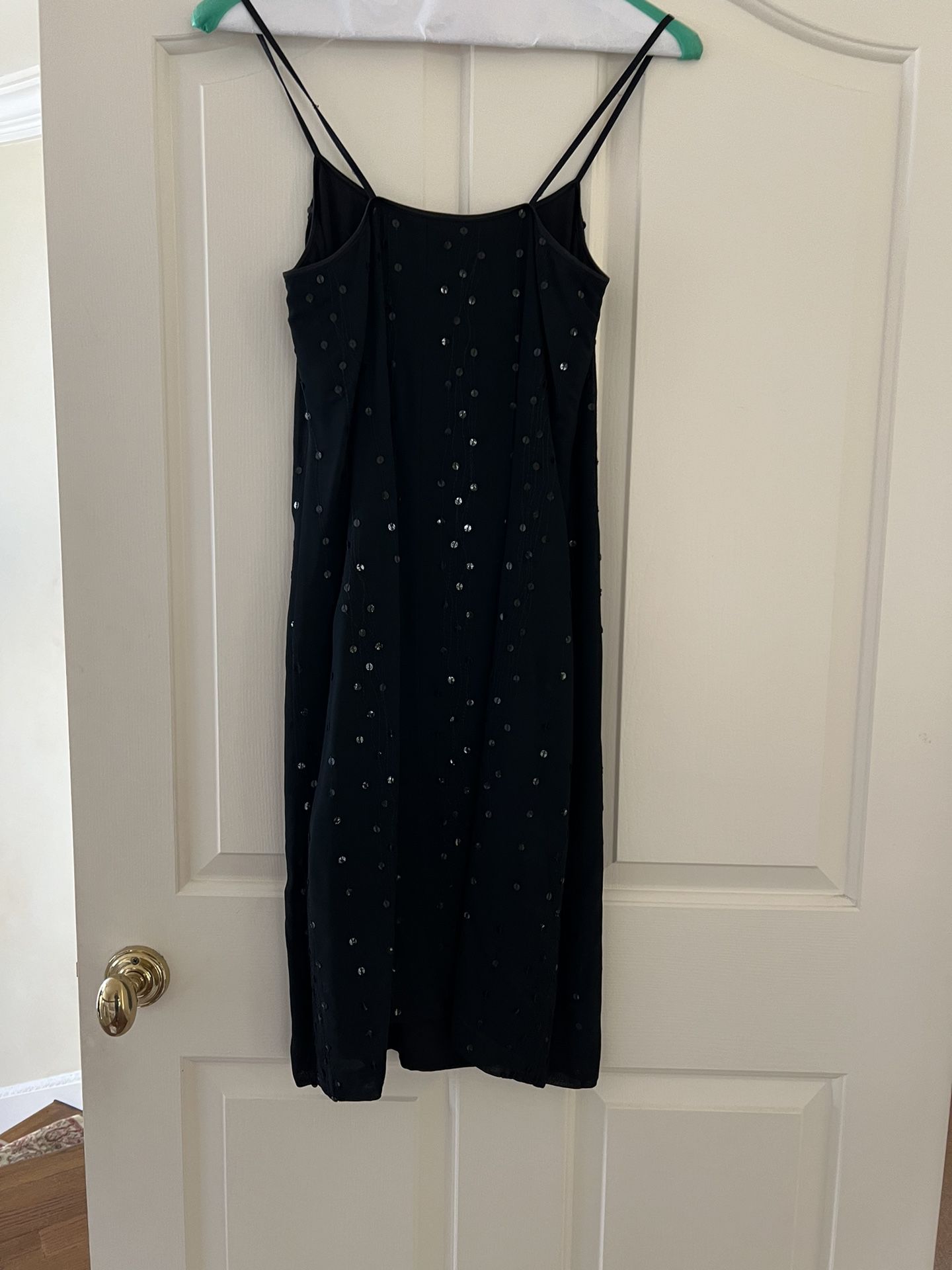 Vintage Australian LBD With Sequins - Size S