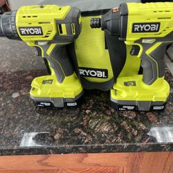 Ryobi Drill Set 