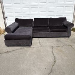 gray sectional couch 