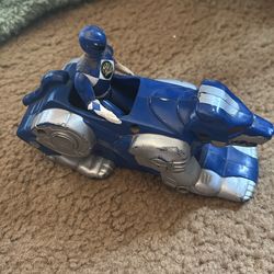 McDonald's 1995 Mighty Morphin Power Rangers Blue Ranger With Vehicle by Saban
