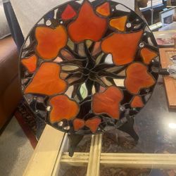 STAINED GLASS SUNCATCHER AND STAND