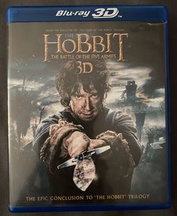 Hobbit The Battle Of The Five Armies Blue Ray DVD Disc