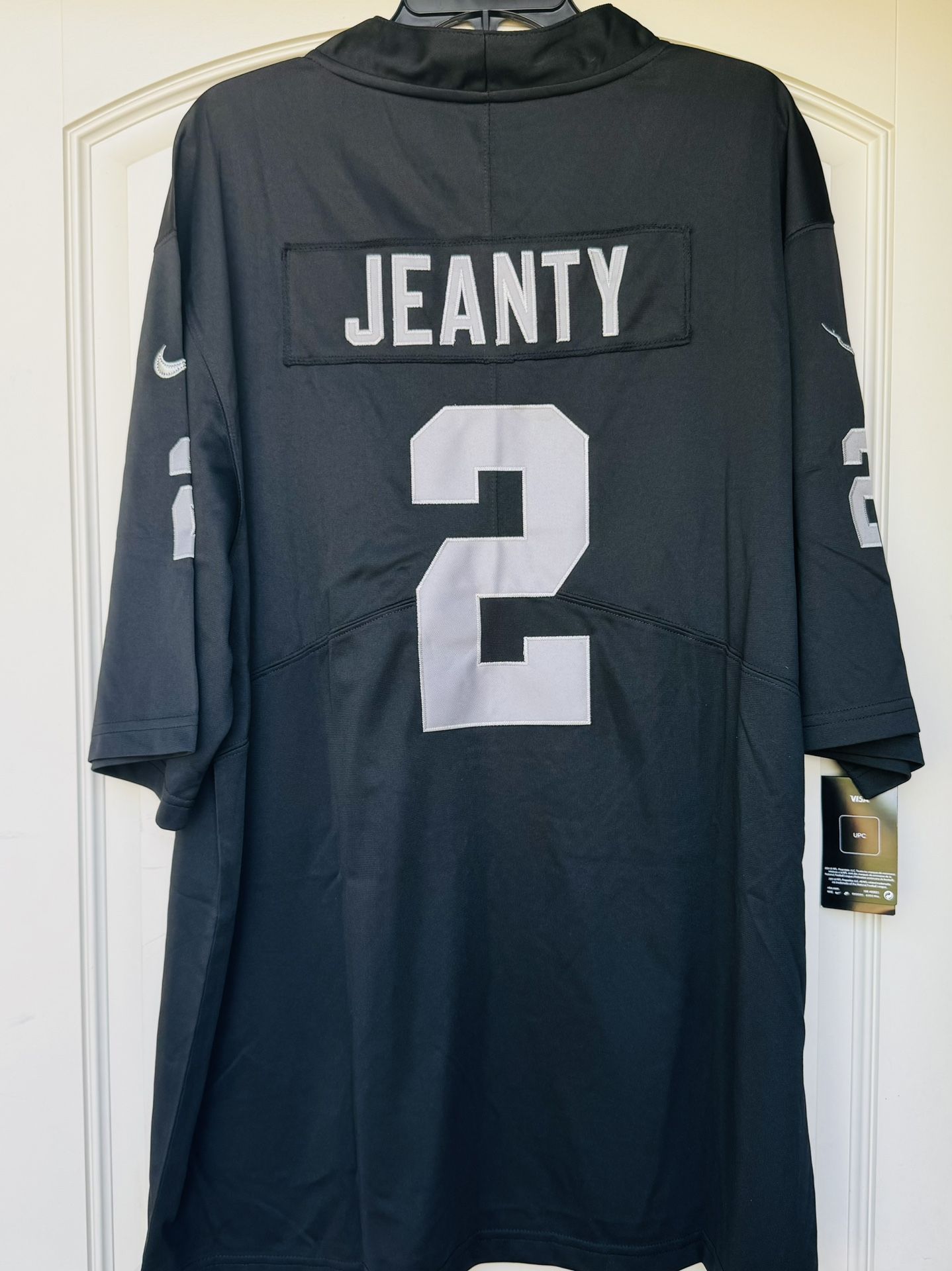 3XL - RAIDERS #2 JEANTY JERSEY
