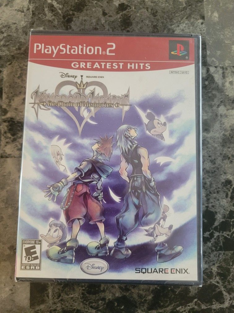 Kingdom Hearts RE Chain Of Memories Greatest Hits Sony Playstation 2 FACTORY SEALED