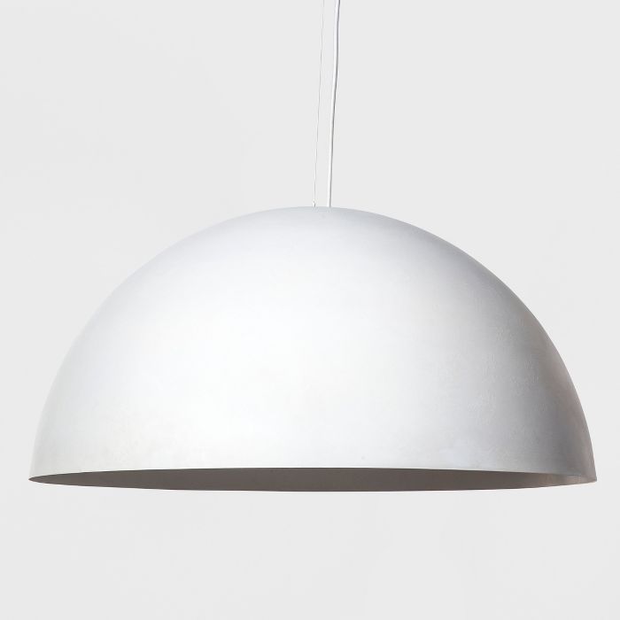 Large Metal Dome Pendant