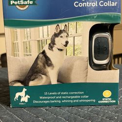New Pet Safe Rechargeable Bark Collar