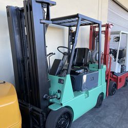 MITSUBISHI Forklifts $2000 and up warranty 