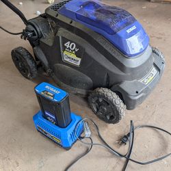 Kobalt 40V Cordless Lawn Mower & Fast Charger