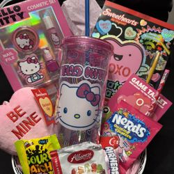 Hello Kitty Valentine's Basket 