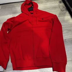 Red Polo Sweater Zip up