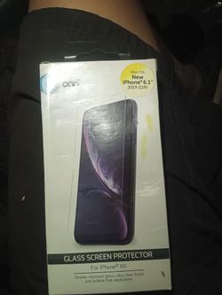 Glass screen protector protector  I phone XR