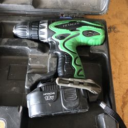 Hitachi 18 Volt Drill And Light Combo 