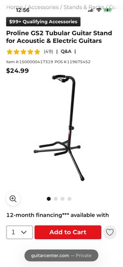 Guitar stand and nice tuner