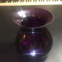 Purple Glass Vase