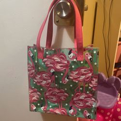 Girls Flamingo Beach Bag
