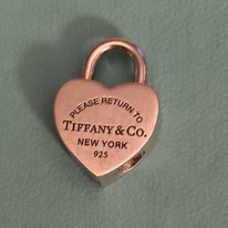 Tiffany Heart Lock Charm