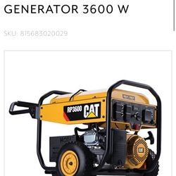 CAT 3600 Generator 