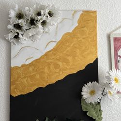 Floral abstract painting 