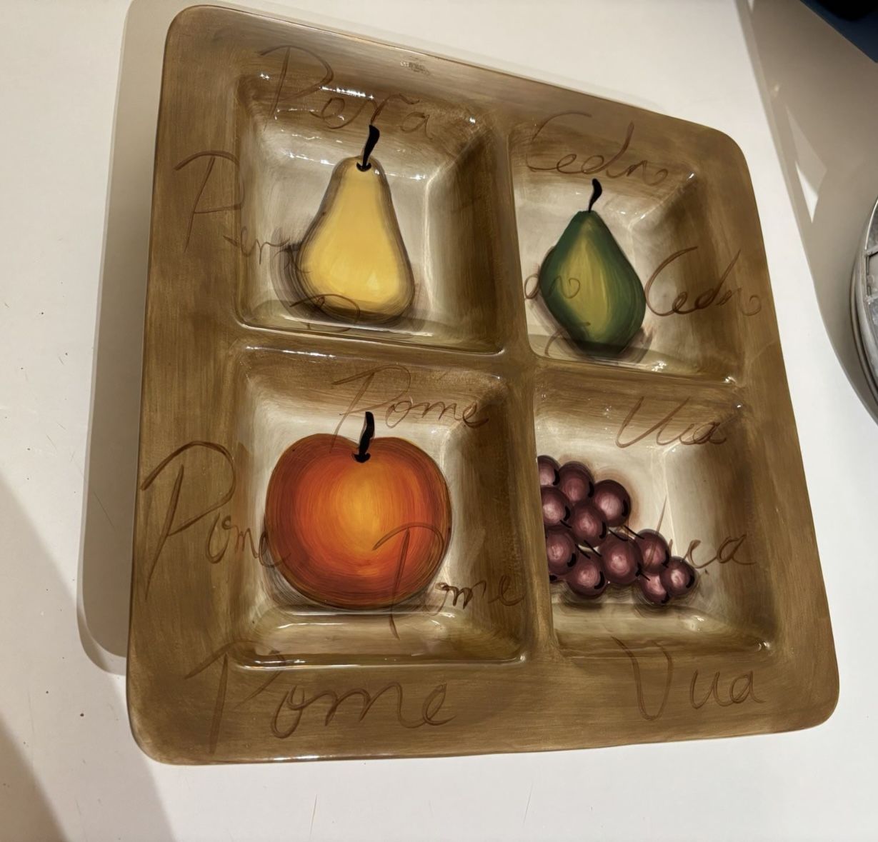 Beautiful Square Tray 14”x 14