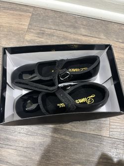 Black Children’s Beginner Tap Shoes - Size 8 1/2