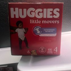 Huggies Little Movers 66 Count Size 4 