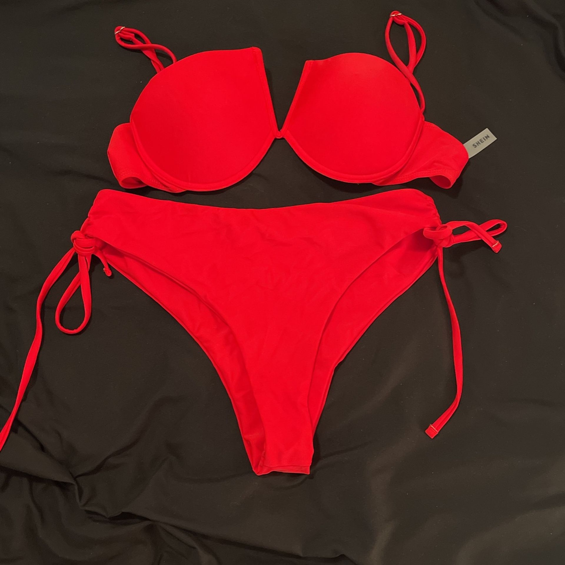 Red Bikini Set (SHEIN): NEVER WORN