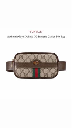 Authentic Gucci Ophidia GG Supreme Canvas Belt Bag