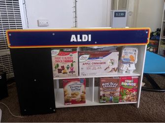 Aldi toy checkout station