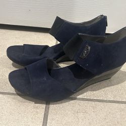 Anne Klein Sport Dark Blue Heels 