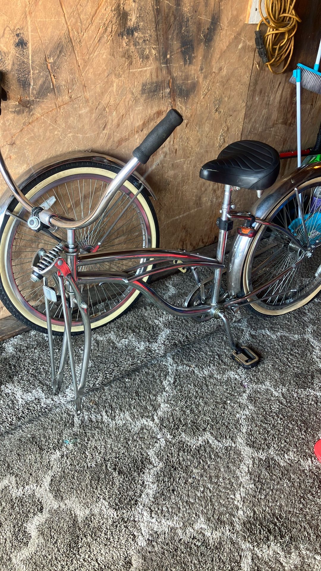 All Chrome Springer Cruiser Bike