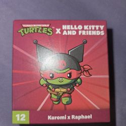 2025 McDonald’s HELLO KITTY TMNT Kuromi x Raphael 2.5” Figure with Box Unopened