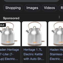 New Electric Kettle Steel And Copper